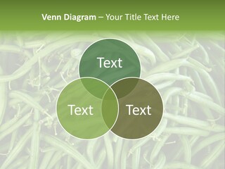 A Pile Of Green Beans Powerpoint Template PowerPoint Template