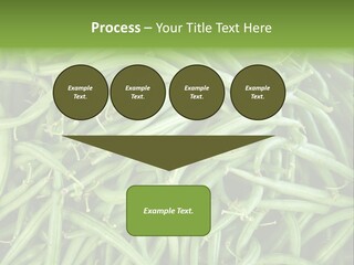 A Pile Of Green Beans Powerpoint Template PowerPoint Template