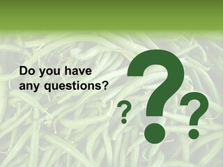 A Pile Of Green Beans Powerpoint Template PowerPoint Template