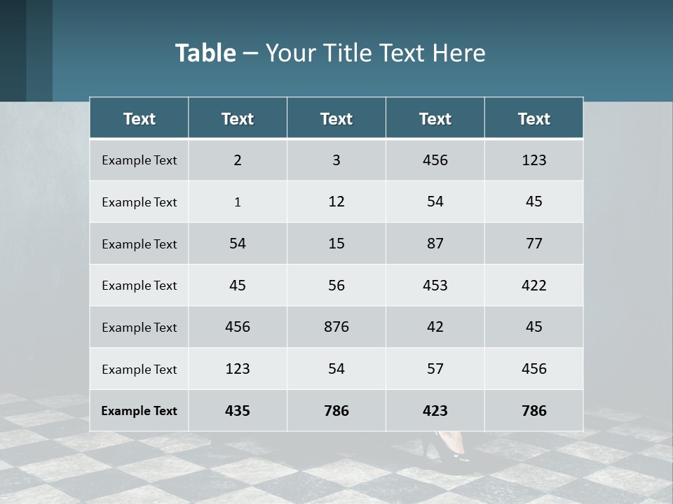 A Woman Sitting On A Chair Holding A Tablet PowerPoint Template