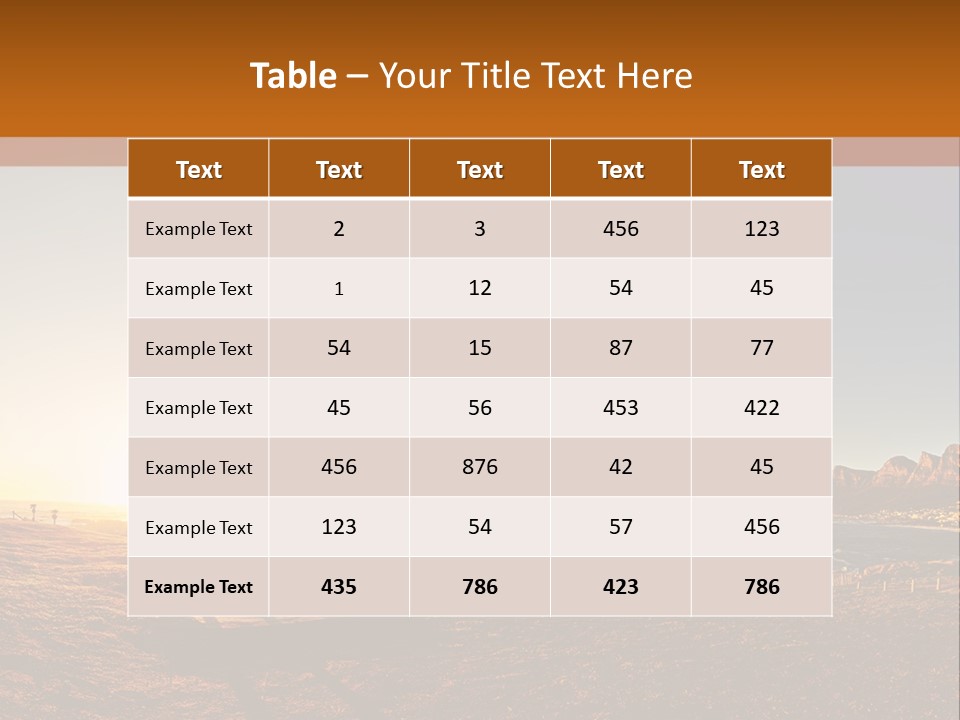A Bench Sitting On Top Of A Sandy Beach PowerPoint Template