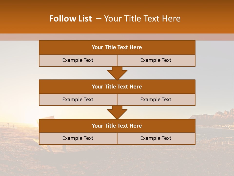 A Bench Sitting On Top Of A Sandy Beach PowerPoint Template