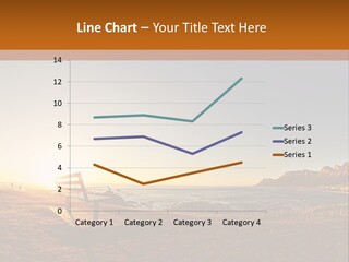 A Bench Sitting On Top Of A Sandy Beach PowerPoint Template