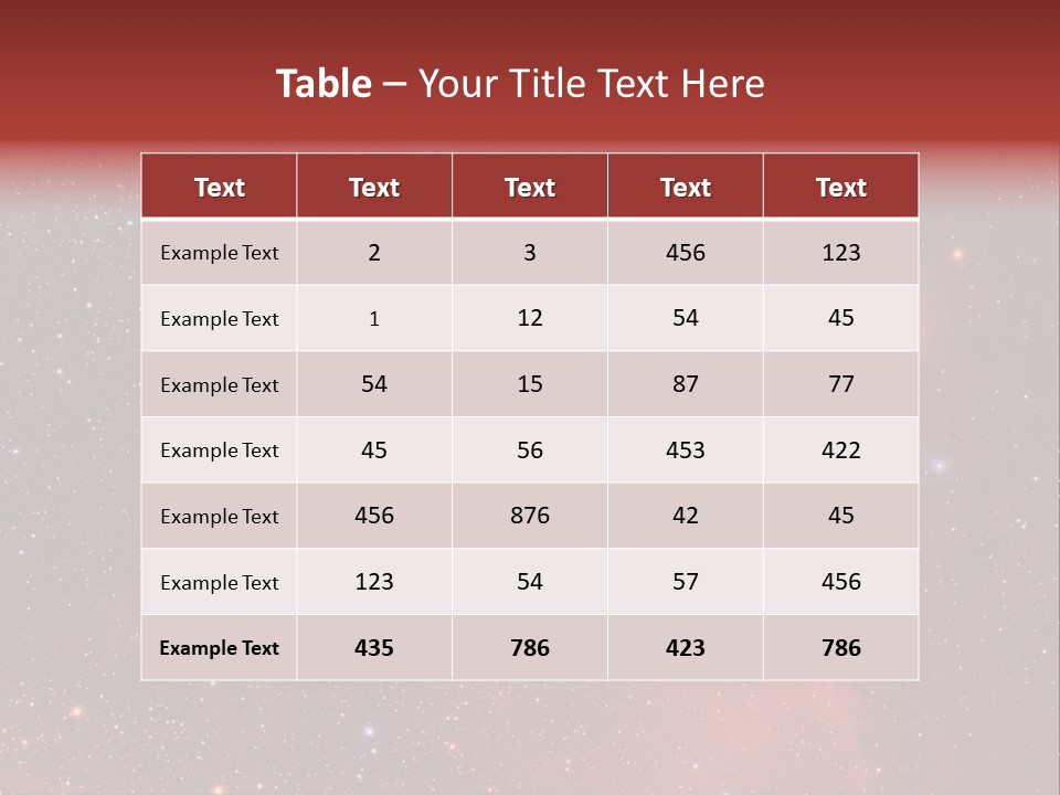 A Picture Of A Star Cluster In The Sky PowerPoint Template