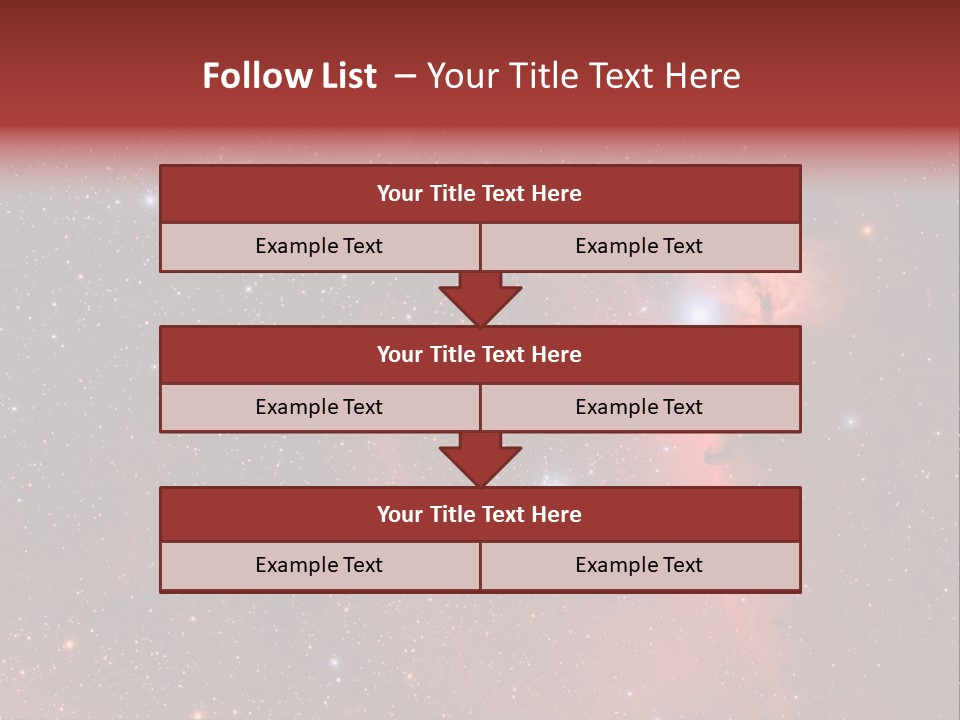 A Picture Of A Star Cluster In The Sky PowerPoint Template