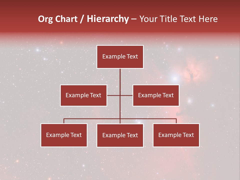 A Picture Of A Star Cluster In The Sky PowerPoint Template