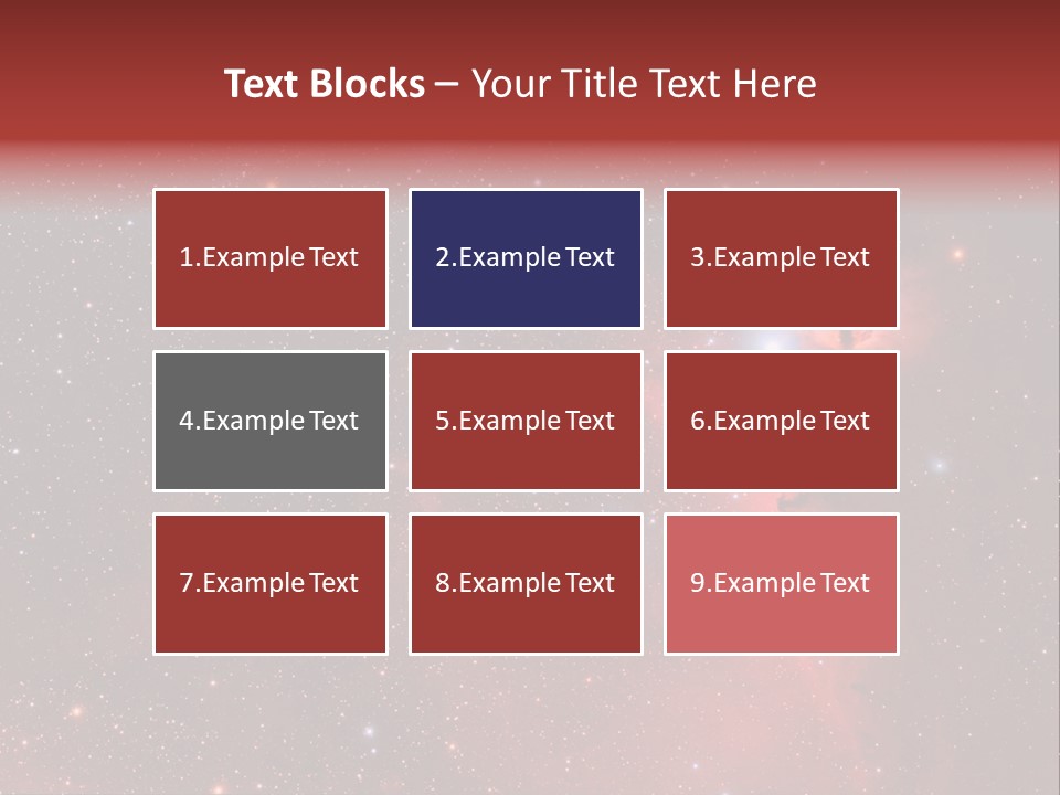 A Picture Of A Star Cluster In The Sky PowerPoint Template