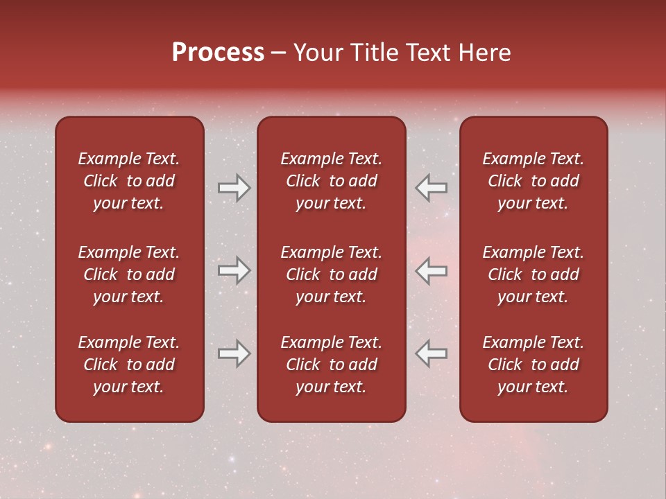 A Picture Of A Star Cluster In The Sky PowerPoint Template