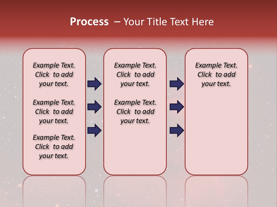 A Picture Of A Star Cluster In The Sky PowerPoint Template