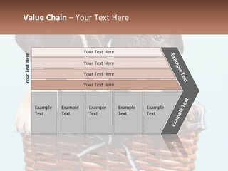 Two Puppies Are Sitting In A Basket PowerPoint Template