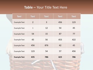 Two Puppies Are Sitting In A Basket PowerPoint Template