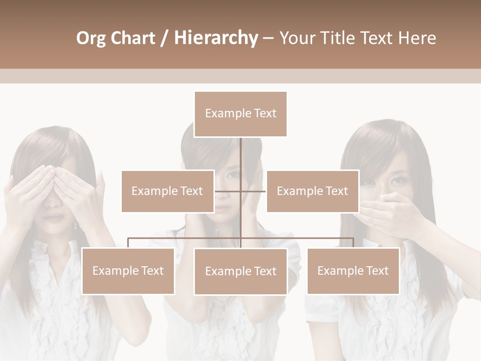 A Woman Covering Her Eyes With Her Hands PowerPoint Template