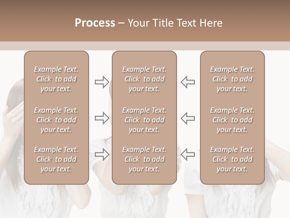 A Woman Covering Her Eyes With Her Hands PowerPoint Template