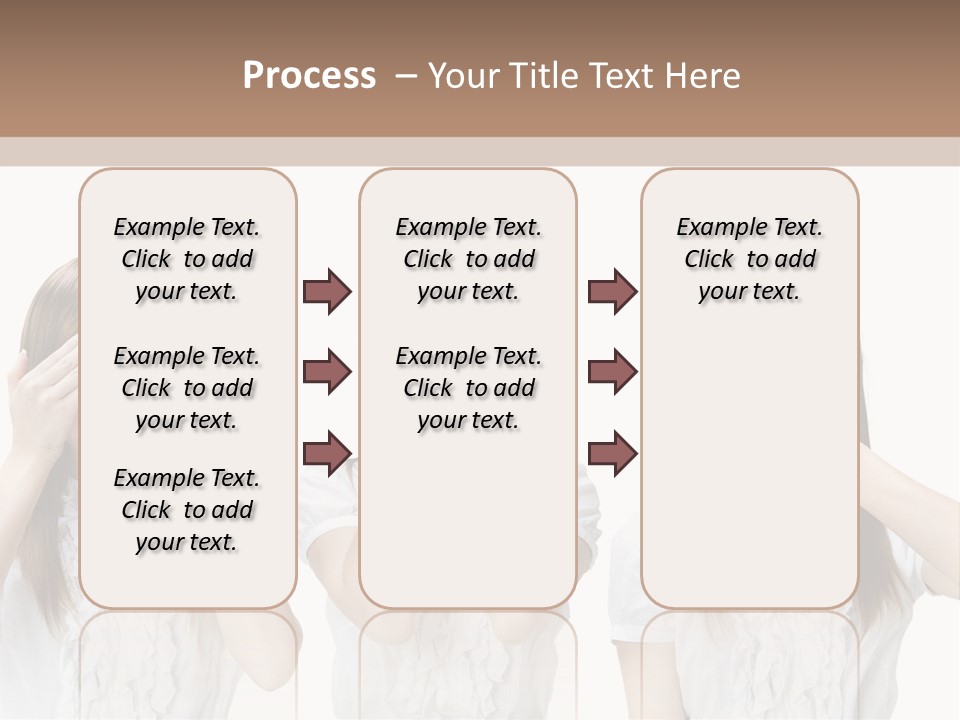 A Woman Covering Her Eyes With Her Hands PowerPoint Template
