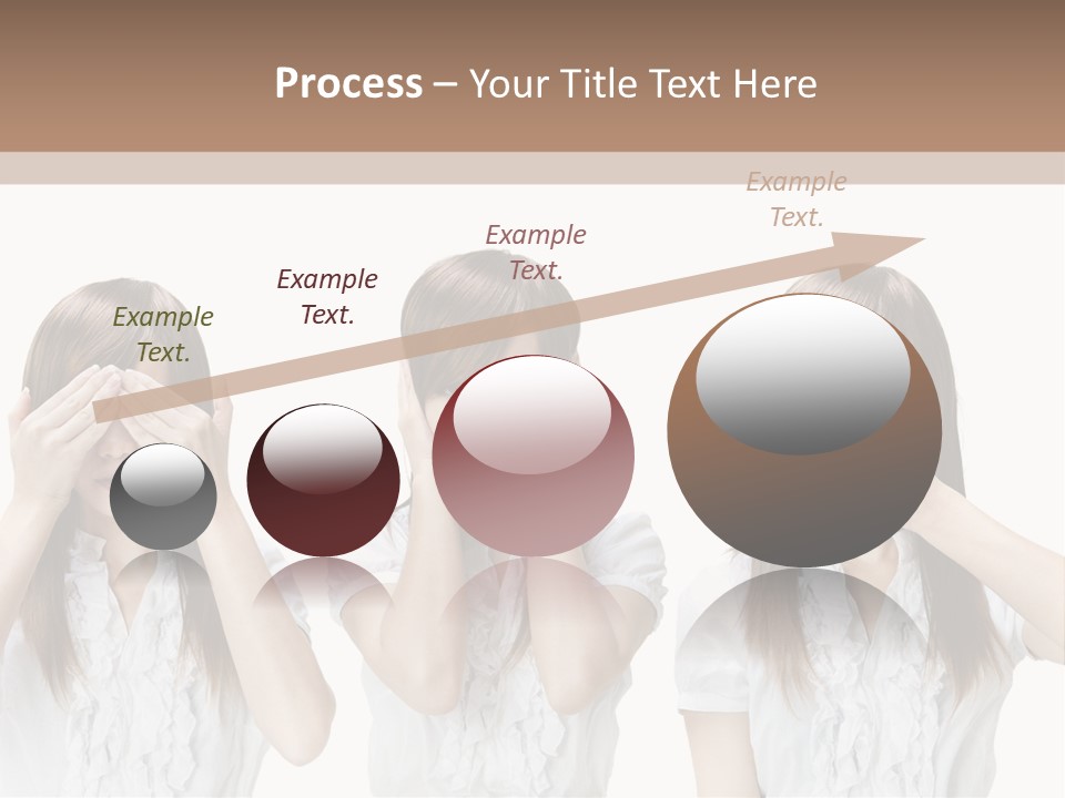 A Woman Covering Her Eyes With Her Hands PowerPoint Template