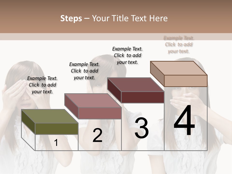 A Woman Covering Her Eyes With Her Hands PowerPoint Template