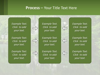 A Castle In The Middle Of A Lake Surrounded By Trees PowerPoint Template