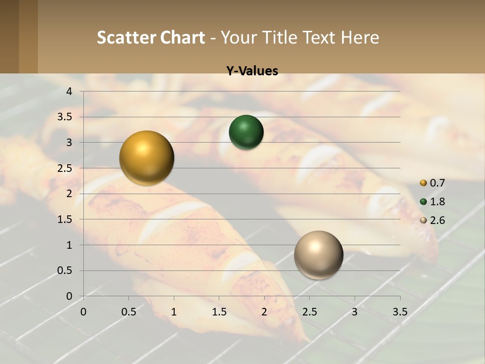 A Bunch Of Food That Is On A Grill PowerPoint Template