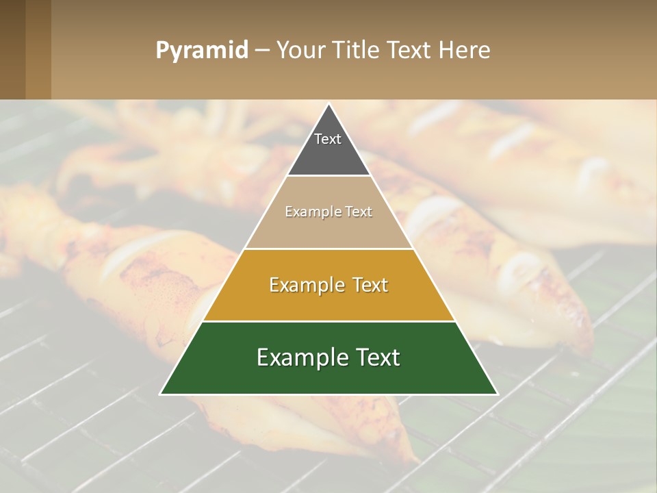 A Bunch Of Food That Is On A Grill PowerPoint Template