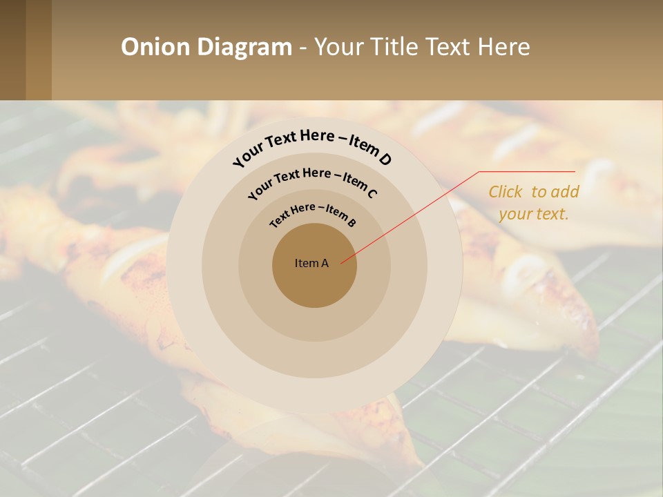 A Bunch Of Food That Is On A Grill PowerPoint Template