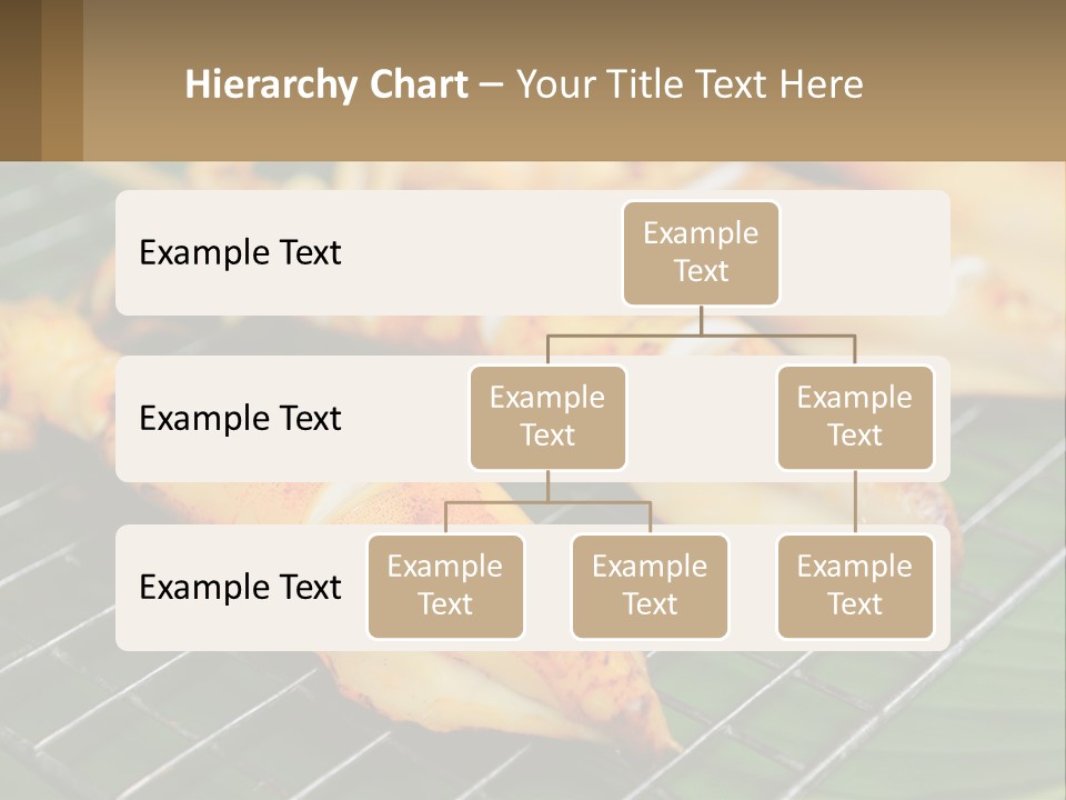 A Bunch Of Food That Is On A Grill PowerPoint Template