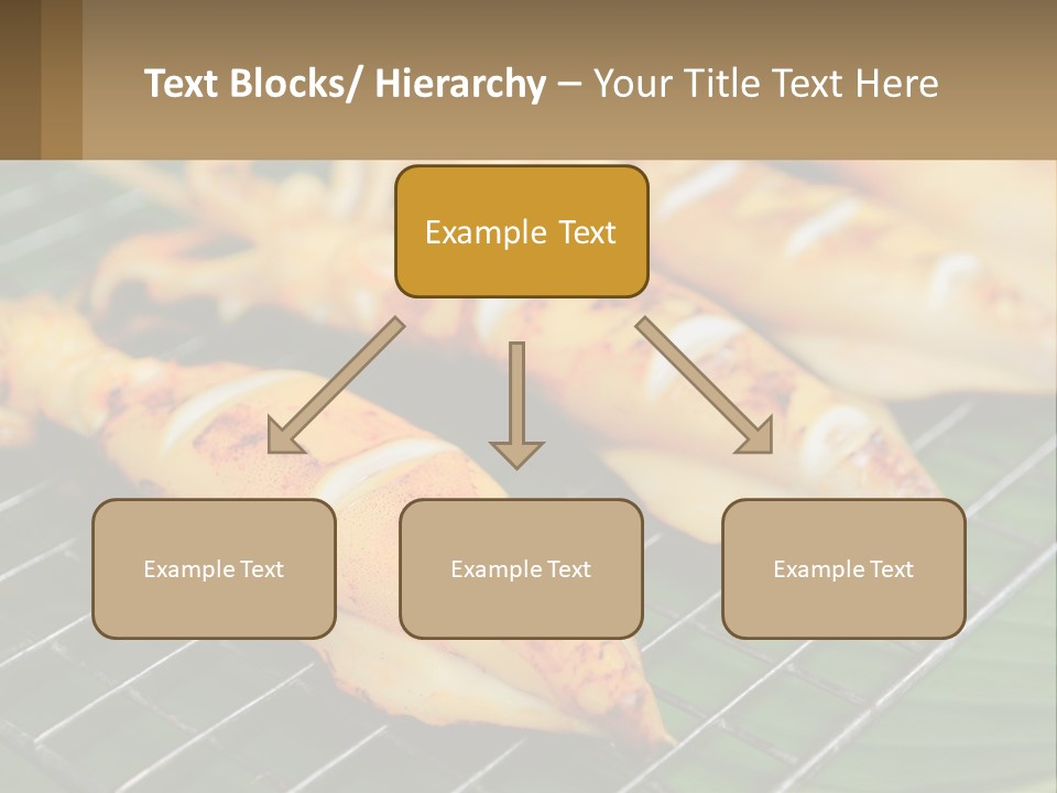 A Bunch Of Food That Is On A Grill PowerPoint Template