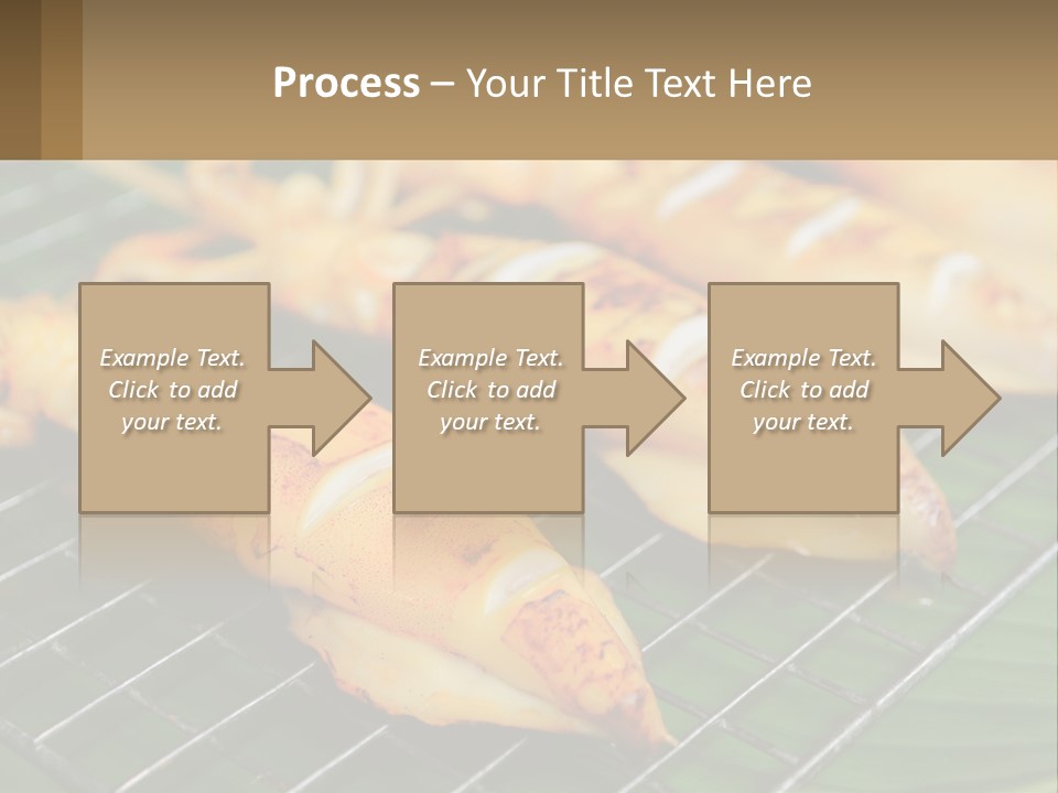 A Bunch Of Food That Is On A Grill PowerPoint Template