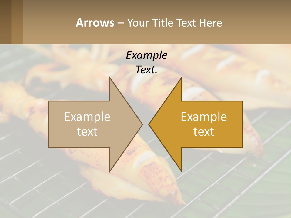 A Bunch Of Food That Is On A Grill PowerPoint Template