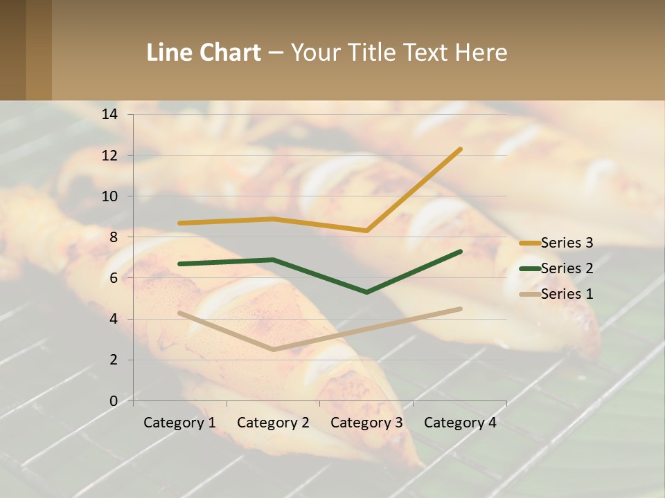 A Bunch Of Food That Is On A Grill PowerPoint Template