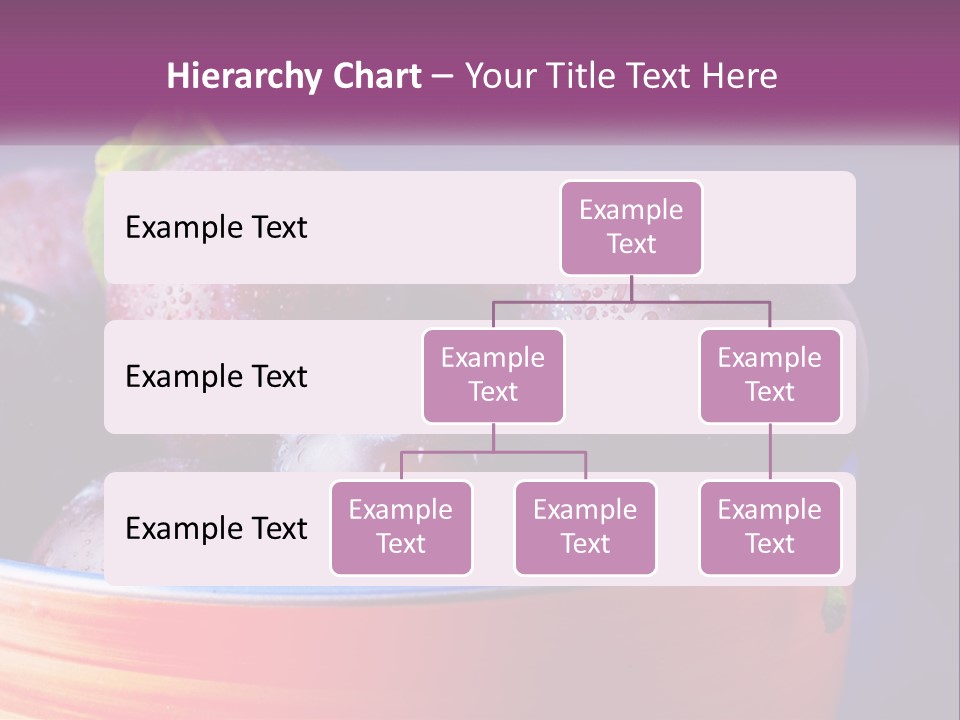 A Bowl Of Plums With Water Droplets On Them PowerPoint Template
