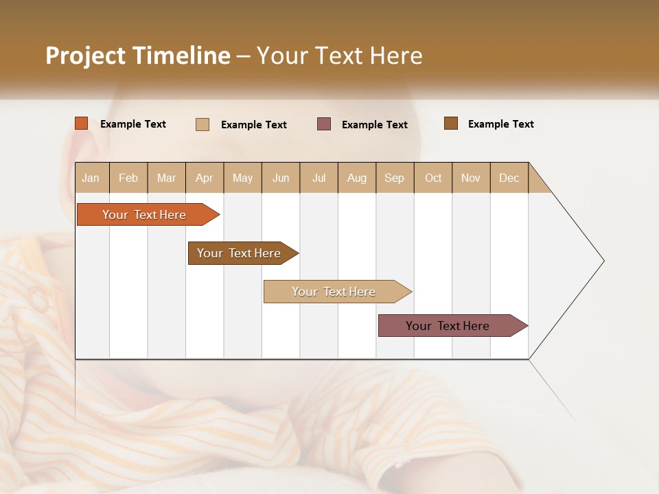 A Baby With Blue Eyes Is Looking At The Camera PowerPoint Template