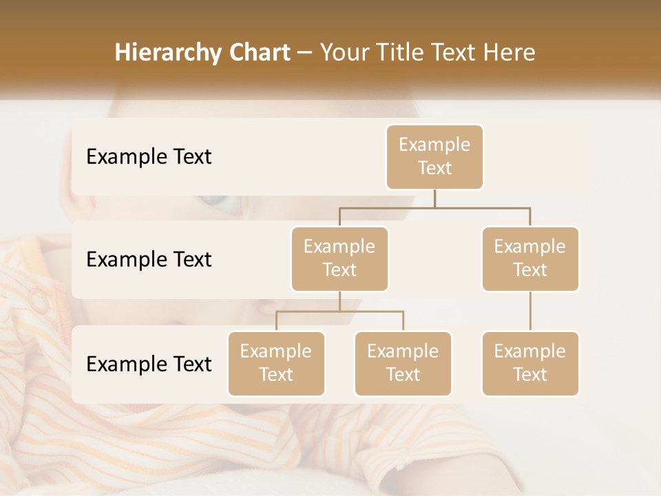 A Baby With Blue Eyes Is Looking At The Camera PowerPoint Template