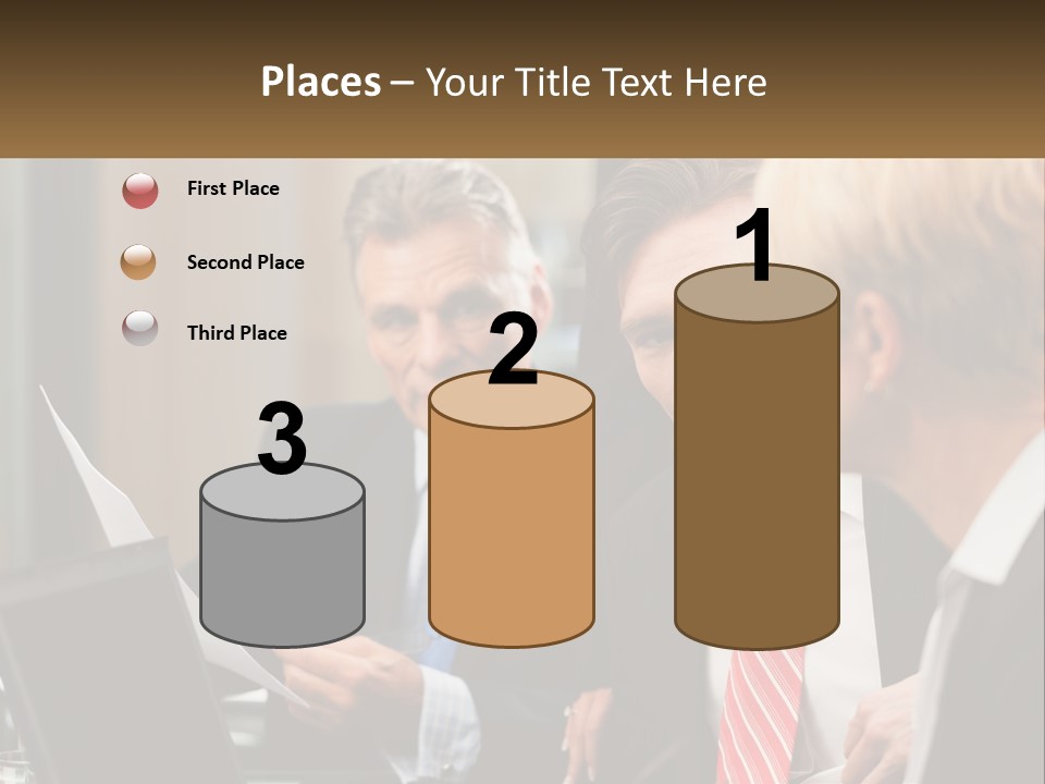 A Group Of People Sitting Around A Table Talking PowerPoint Template
