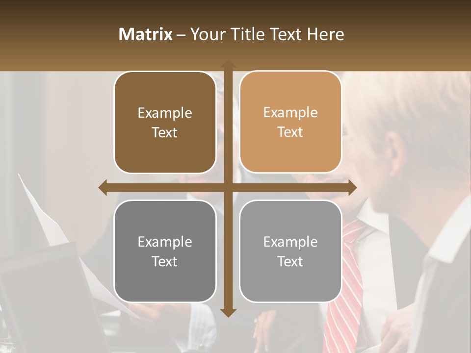 A Group Of People Sitting Around A Table Talking PowerPoint Template