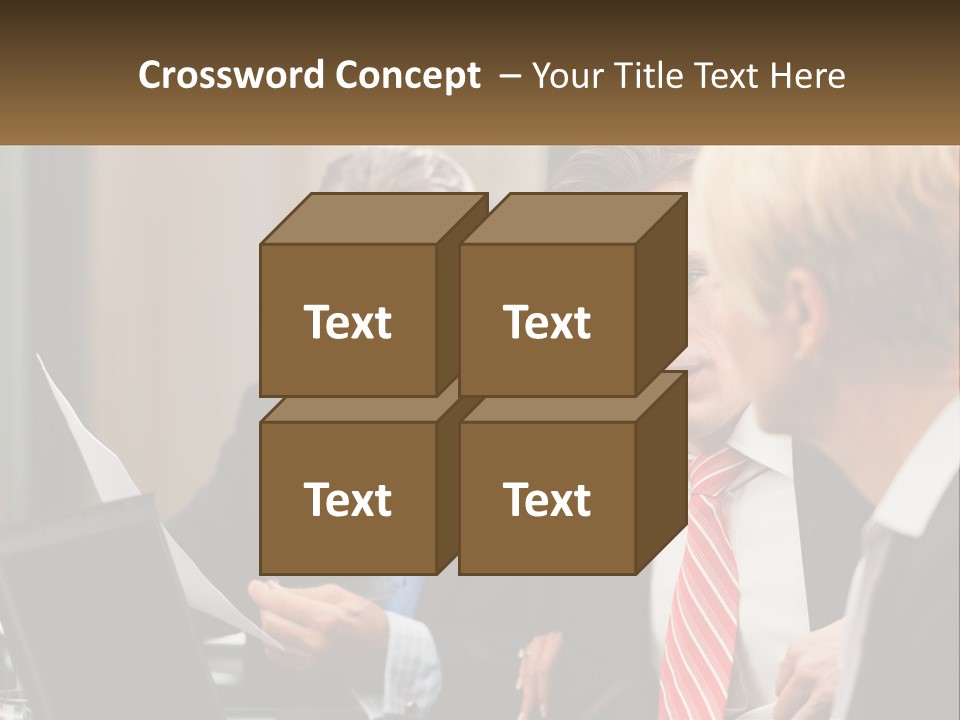 A Group Of People Sitting Around A Table Talking PowerPoint Template