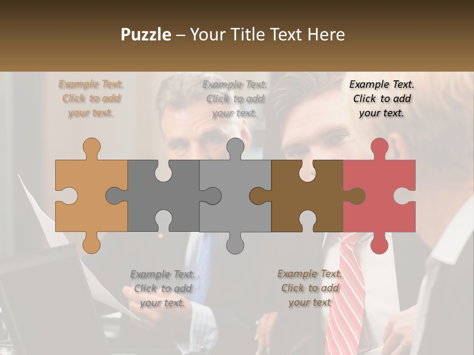 A Group Of People Sitting Around A Table Talking PowerPoint Template