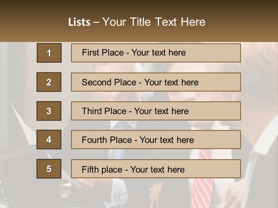A Group Of People Sitting Around A Table Talking PowerPoint Template