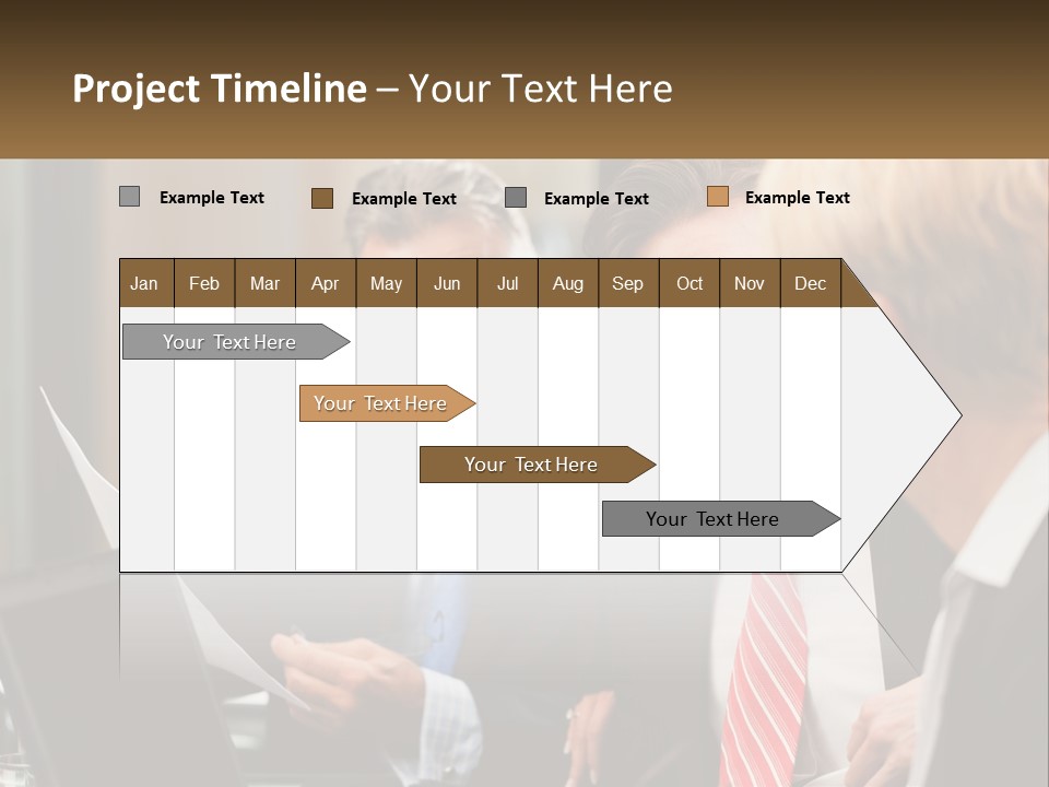 A Group Of People Sitting Around A Table Talking PowerPoint Template