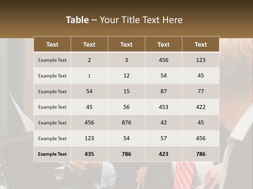 A Group Of People Sitting Around A Table Talking PowerPoint Template