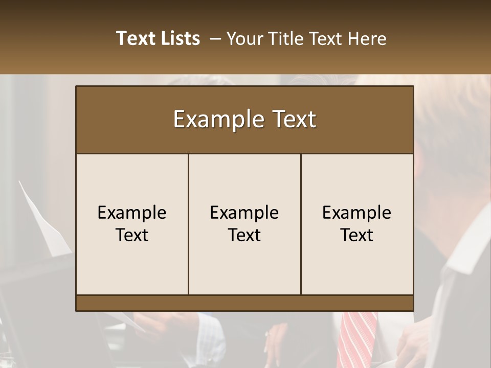 A Group Of People Sitting Around A Table Talking PowerPoint Template