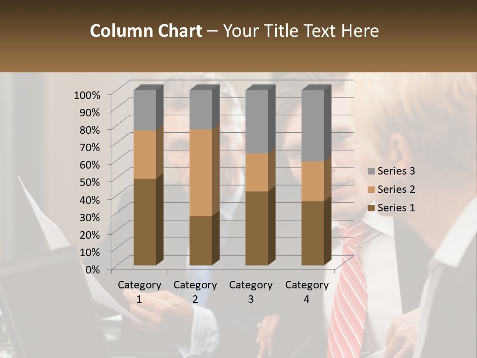 A Group Of People Sitting Around A Table Talking PowerPoint Template