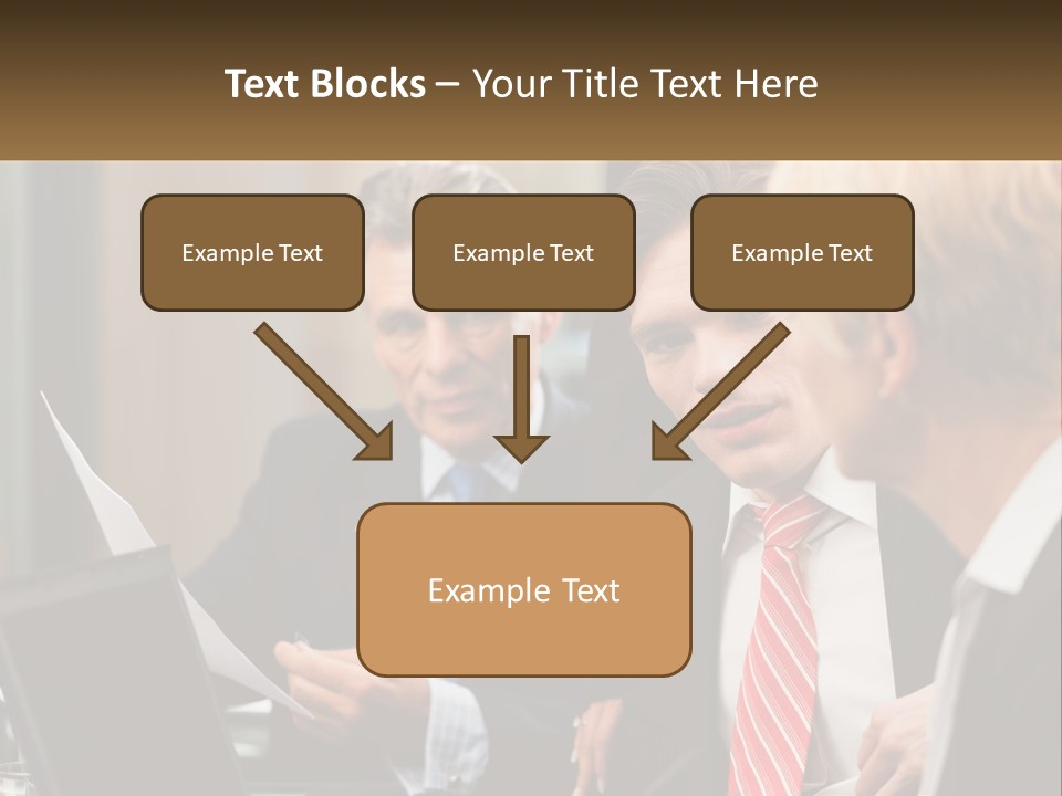 A Group Of People Sitting Around A Table Talking PowerPoint Template