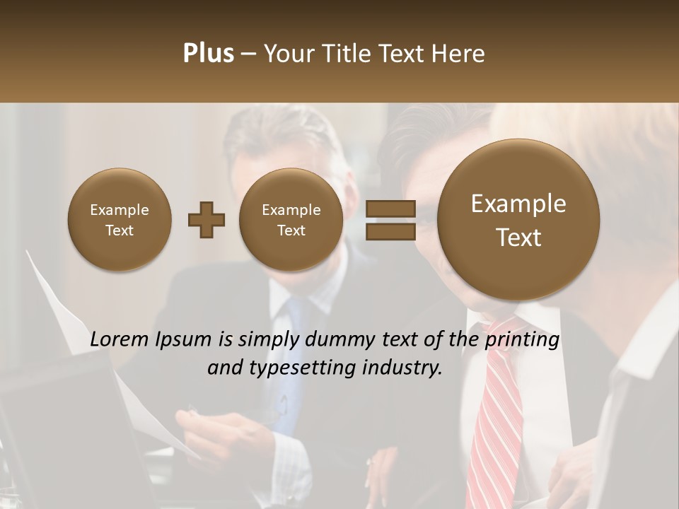A Group Of People Sitting Around A Table Talking PowerPoint Template