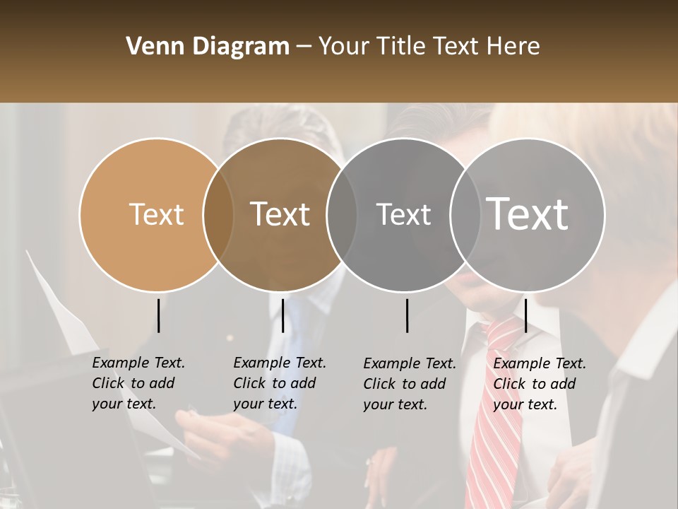 A Group Of People Sitting Around A Table Talking PowerPoint Template