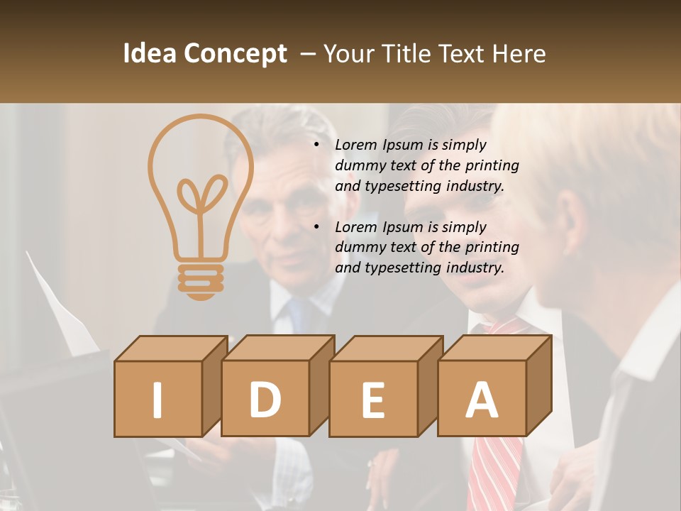 A Group Of People Sitting Around A Table Talking PowerPoint Template