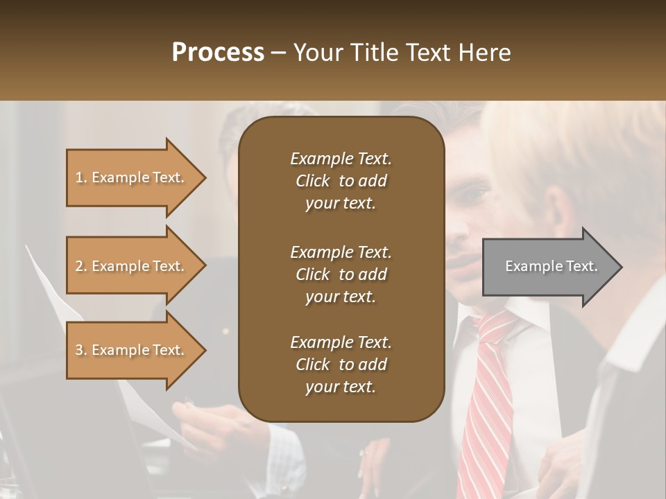 A Group Of People Sitting Around A Table Talking PowerPoint Template