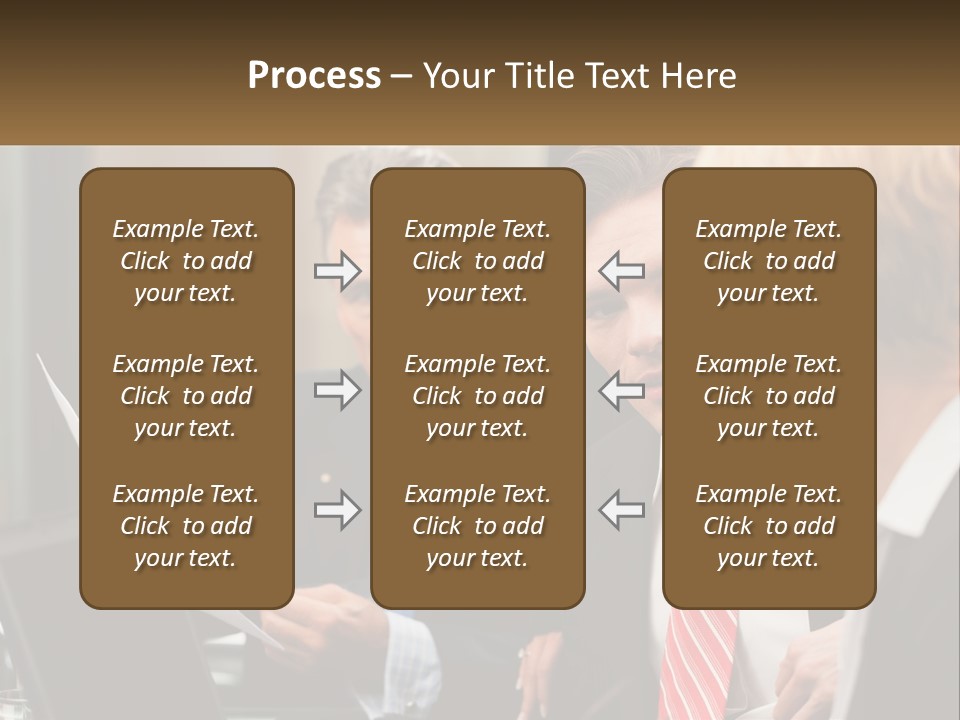 A Group Of People Sitting Around A Table Talking PowerPoint Template