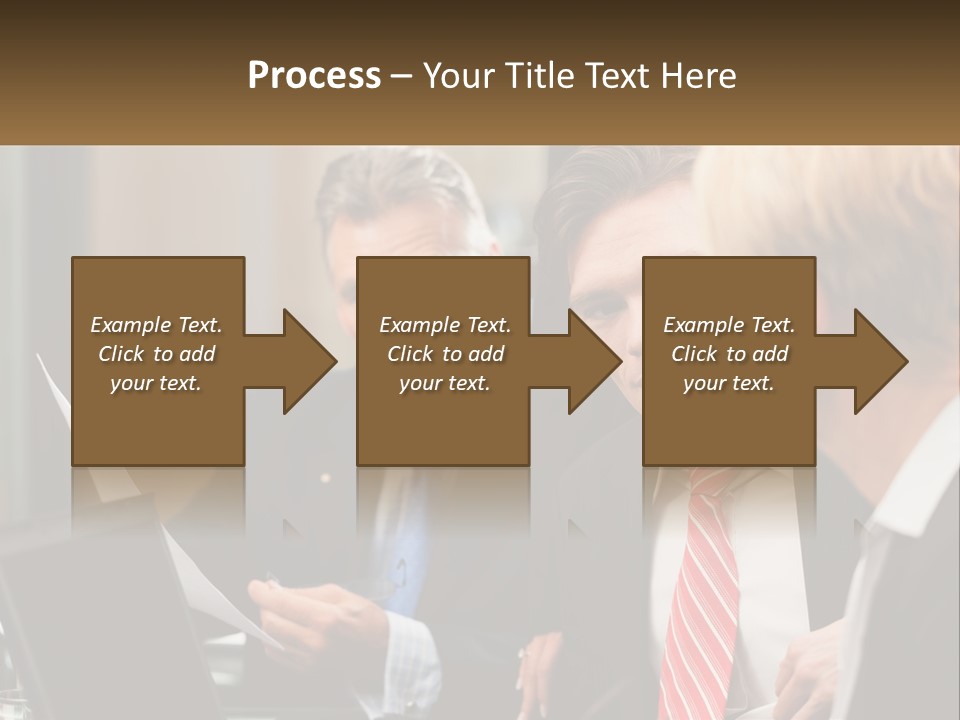 A Group Of People Sitting Around A Table Talking PowerPoint Template