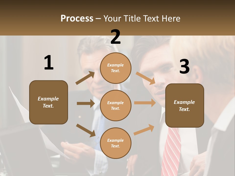 A Group Of People Sitting Around A Table Talking PowerPoint Template