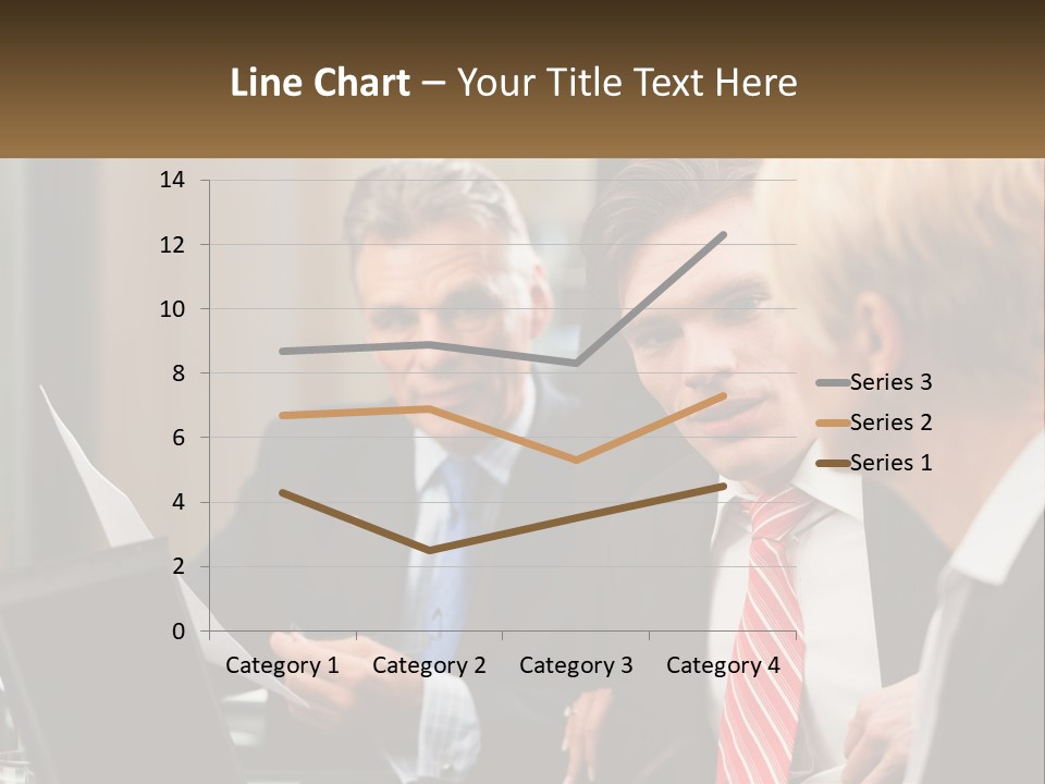 A Group Of People Sitting Around A Table Talking PowerPoint Template